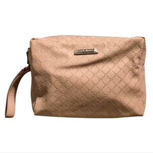 Steve Madden Mauve Wristlet Cosmetic Bag